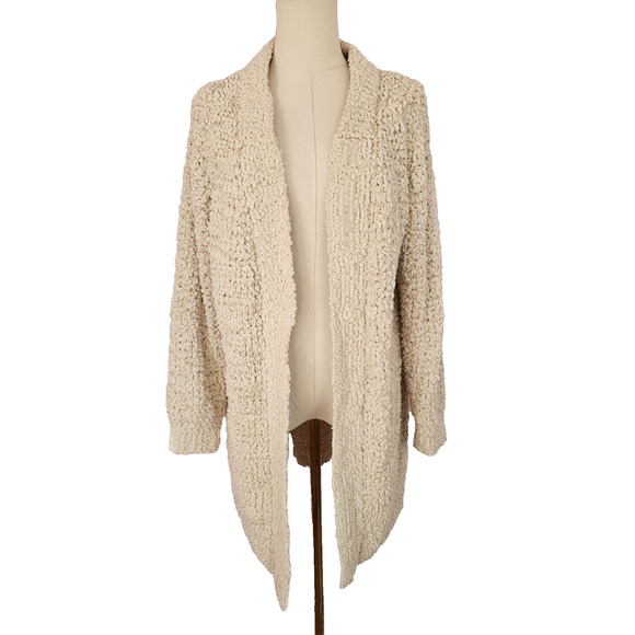 Anthropologie POL Oversized Popcorn Chenille Cardigan Sweater Slouchy Small - Picture 1 of 3